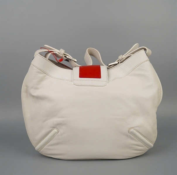 Túi Loewe trắng (240603) sz28 KG+