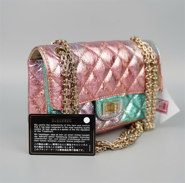Túi Chanel hồng xanh (30222850) sz19 (HC)+