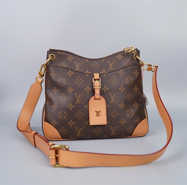 Túi LV Odéon hoa nâu sz 24cm (HC)+