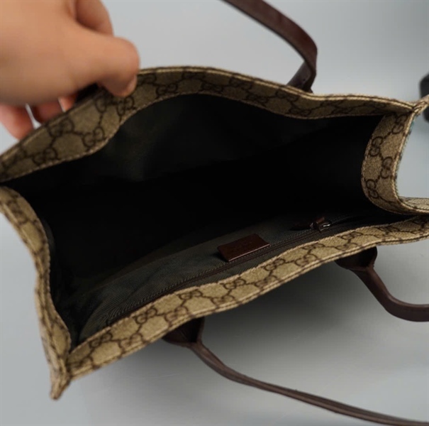 Túi GG Tote xám (200047) sz30 KG+