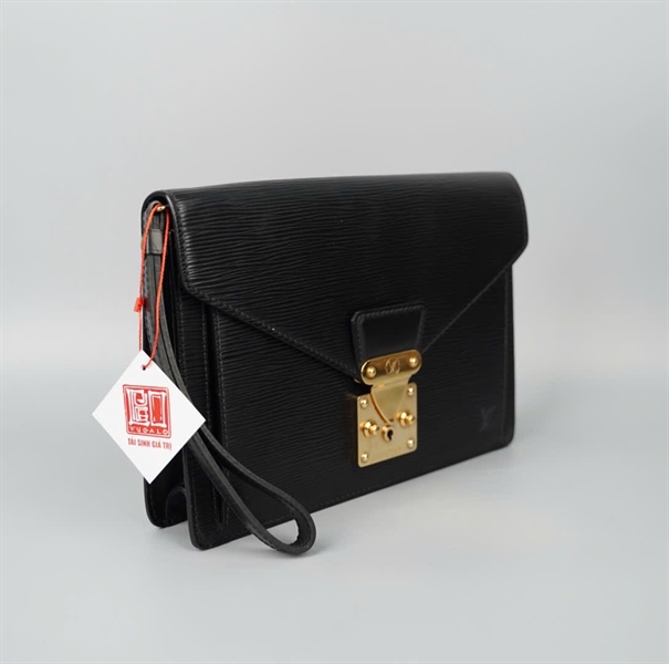 Túi LV Clutch đen (VI0094) sz26 KG+