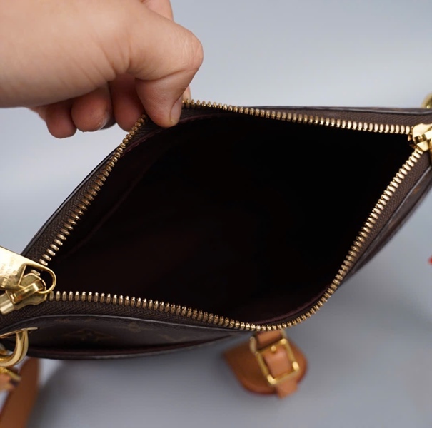 Túi LV Odéon hoa nâu sz 24cm (HC)+