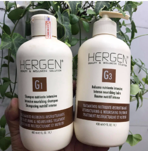 Xả khô tái tạo và nuôi dưỡng tóc G3 - HERGEN - 400ml - 1000ml