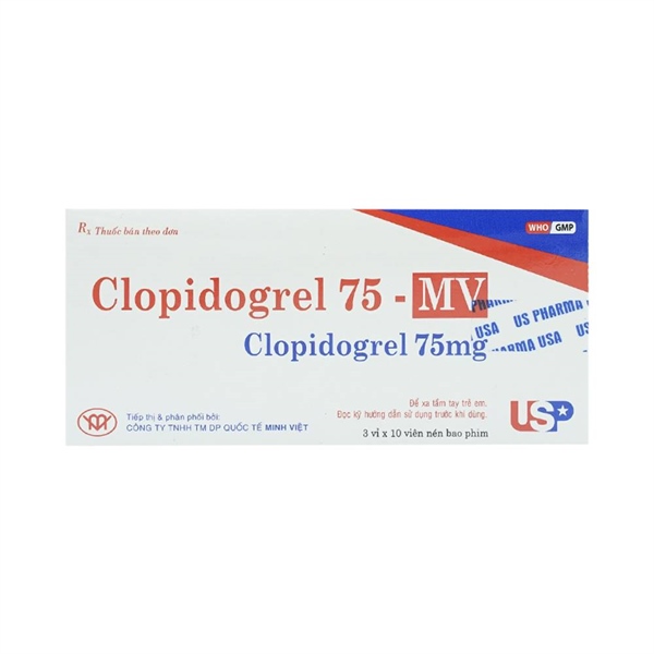 Clopidogrel 75 - mv usp (h/30v)