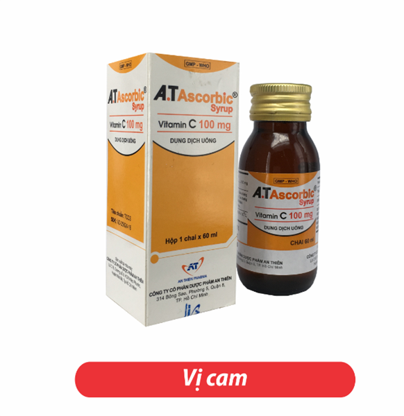 A.t ascorbic syrup vitamin c 100mg an thiên (c/60ml)
