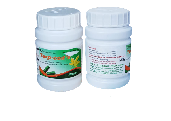 Terpcods vacopharm (chai/200 viên nén)