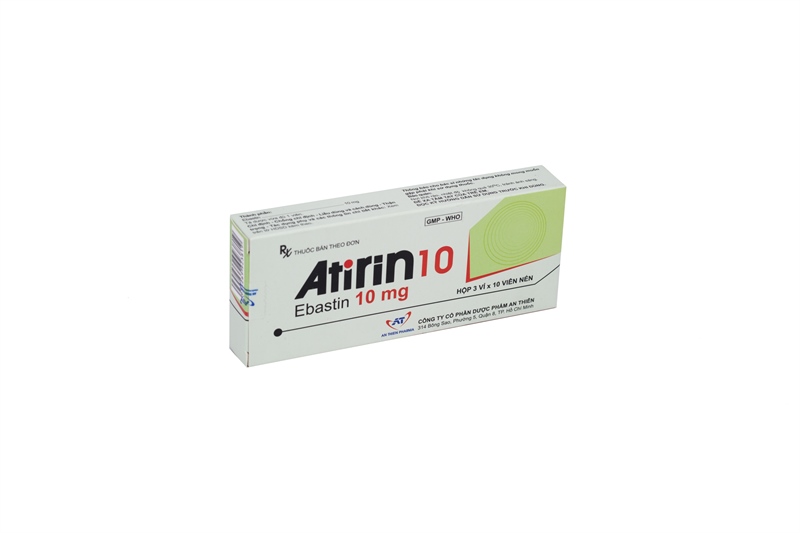 Atirin 10 ebastine 10mg an thiên (h/30v)