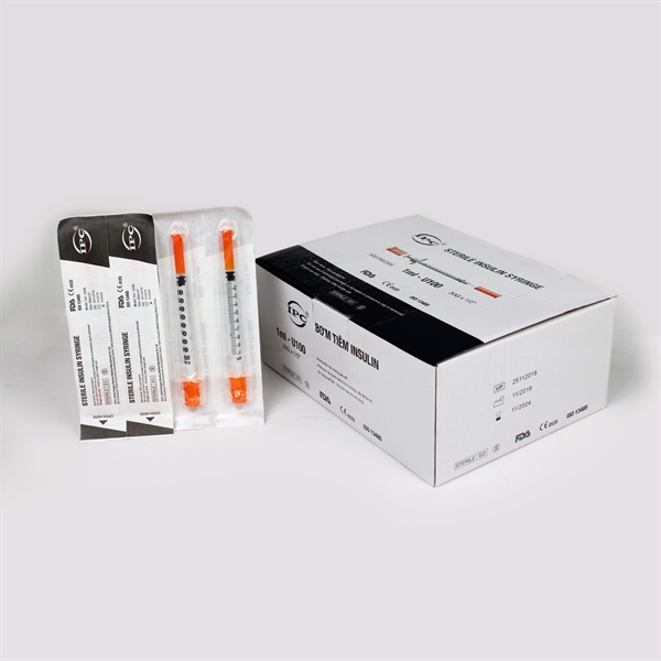 Bơm tiêm Insulin IPC 1ml 30G x 12,7mm 100UI (H/100C)