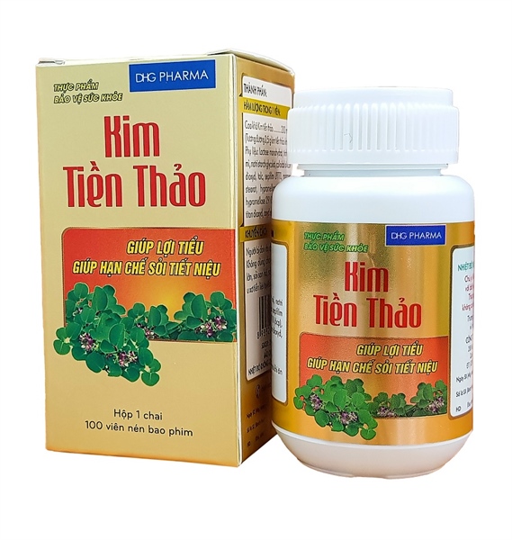 Kim tiền thảo dhg pharma (c/100v)