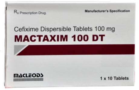 Mactaxim 100 dt macleods (lốc/10hộp/10viên nén)