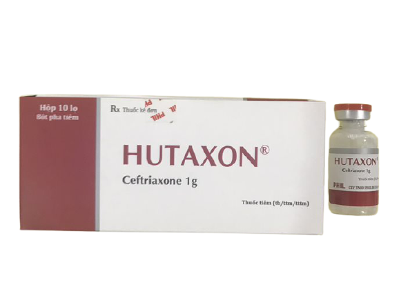 Hutaxon 1g phil inter (hộp/10 lọ)