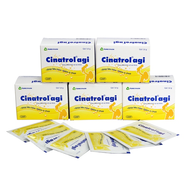 Cốm vàng cinatrol agimexpharm (hộp/30gói/1.6gram)