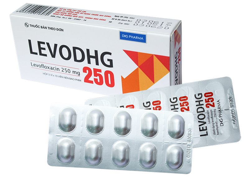 Levodhg levofloxacin 250mg dhg (h/30v)