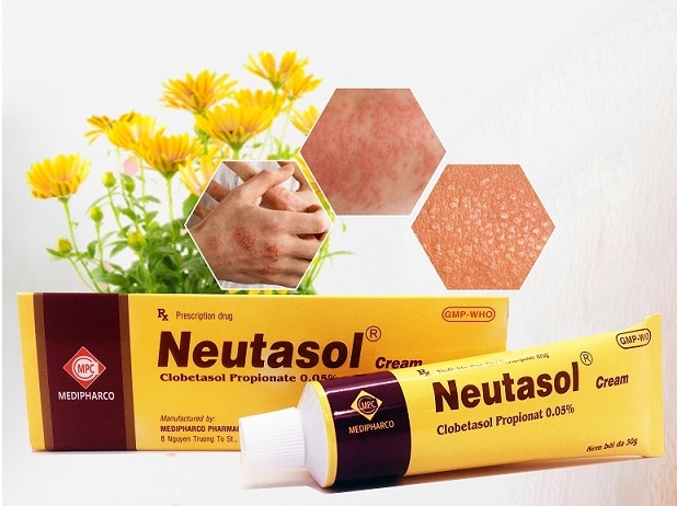 Kem bôi da neutasol Clobetasol propionate 0,05% medipharco (t/30gr)