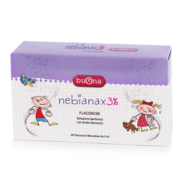 Nhỏ mũi Nebianax 3% Flaconcini buona (h/20o/5ml)