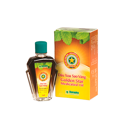 Dầu xoa sao vàng danapha (chai/5ml)
