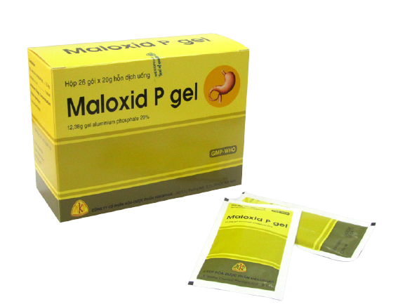 Maloxid p gel mekophar (hộp/26 gói)