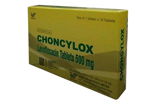 Choncylox levofloxacin 500mg windlas (h/10v)