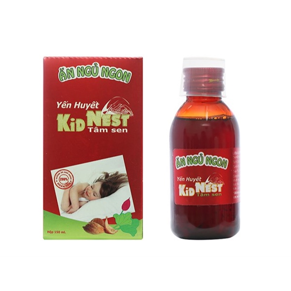 Yến huyết kid nest tâm sen đỏ goodhealth (c/150ml)
