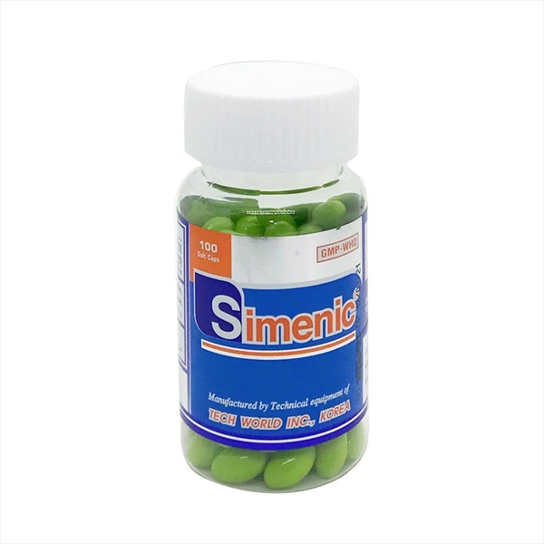 Simenic nic pharma (chai/100 viên nang)