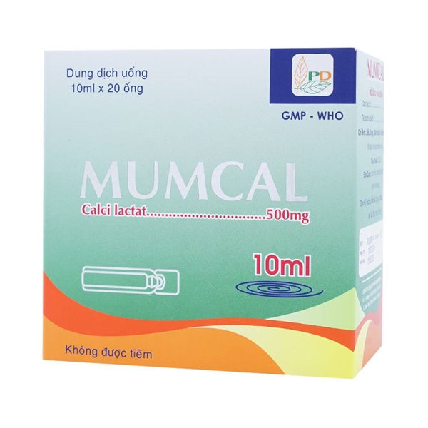 Mumcal calci lactat 500mg phương đông (h/20o)