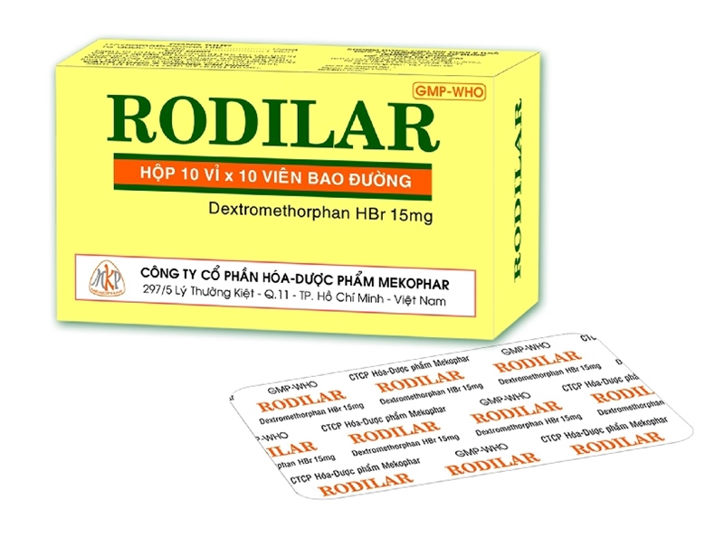 Rodilar 15mg mekophar (hộp/100 viên nén)