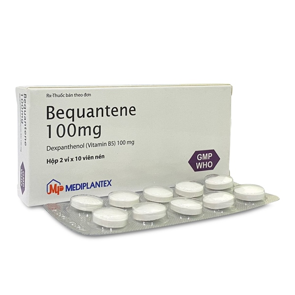 Bequantene Dexpanthenol (Vitamin B5) 100mg Mediplantex (H/20V)