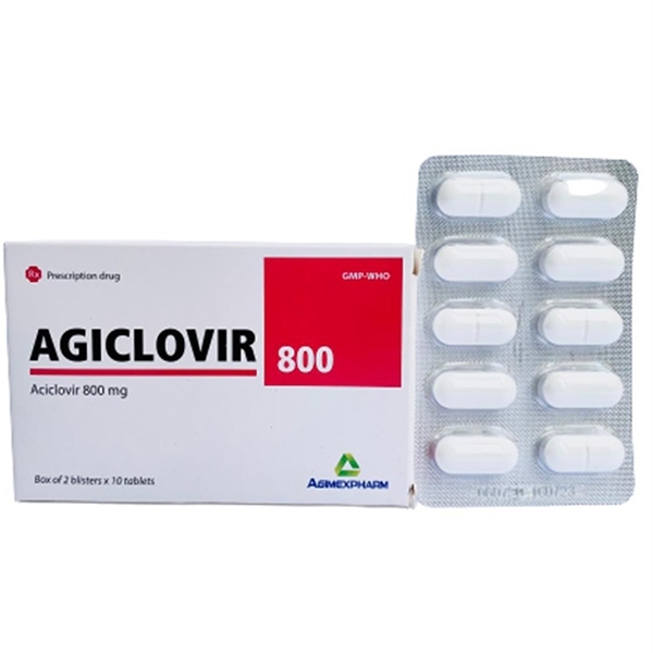 Agiclovir Acyclovir 800mg Agimexpharm (H/100v)