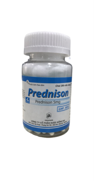 Prednison 5mg donaipharm (c/200v) (xanh)