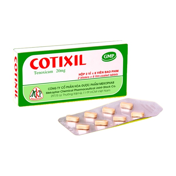 Cotixil 20mg mekophar (hộp/16 viên nén)