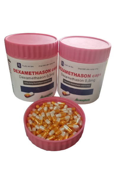 Dexamethason 0.5 vacopharm (chai/500 viên nang)