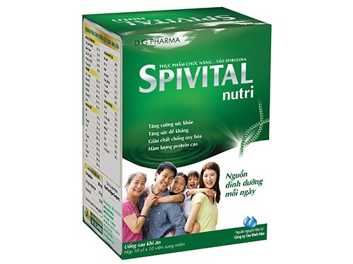 Viên Uống Tảo Spivital Nutri Dhg (H/100v)