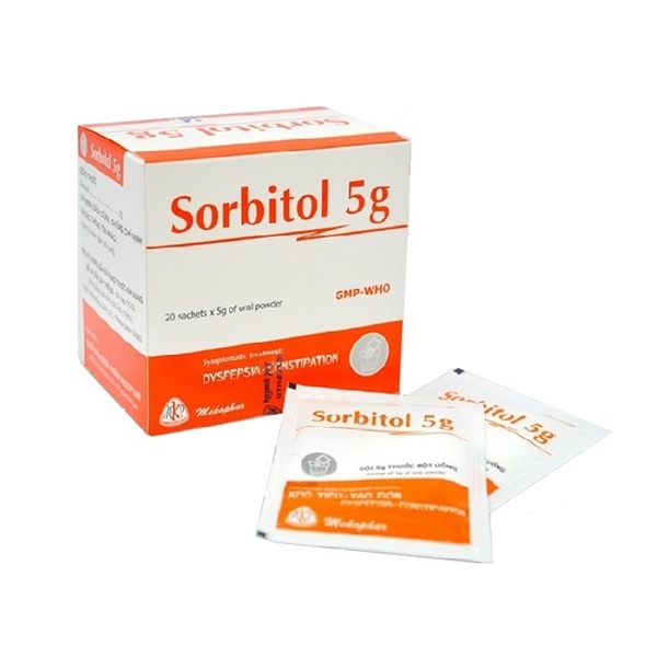 Sorbitol 5g mekophar (hộp/20gói/5gram)