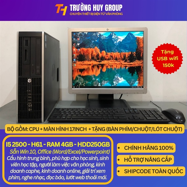 I5 2500, main h61, ram 4GB, ổ cứng HDD160GB/250GB