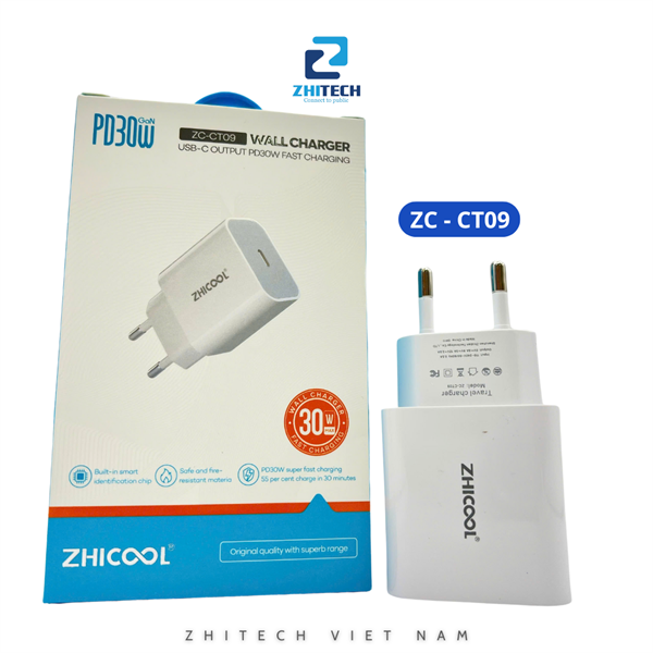 Củ sạc Type C PD30W tiêu chuẩn Hàn - CT09