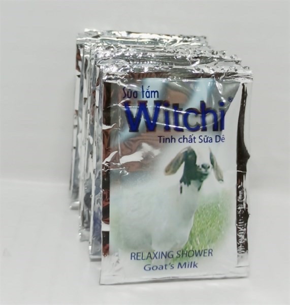 Sữa tắm dây witchi tinh chất sữa dê 4g x 24 gói