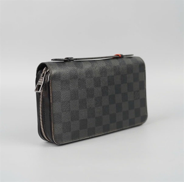 Túi LV clutch ô vuông đen sz21 (BQ) KG+