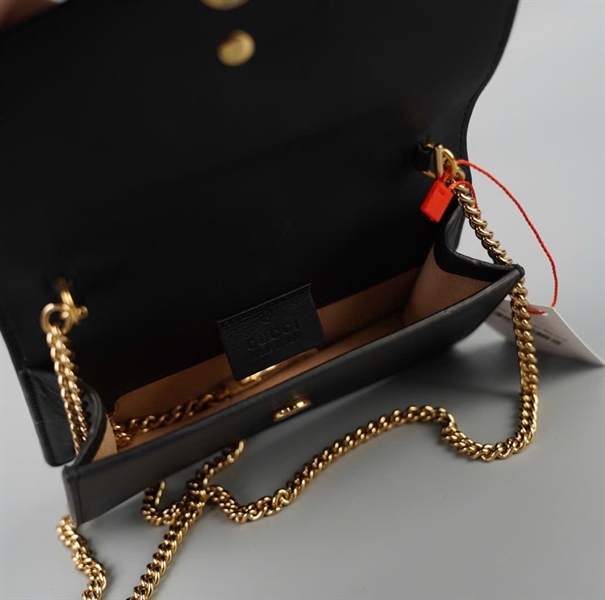 Túi GG Sylvie màu đen sz17 (BQ) KG+