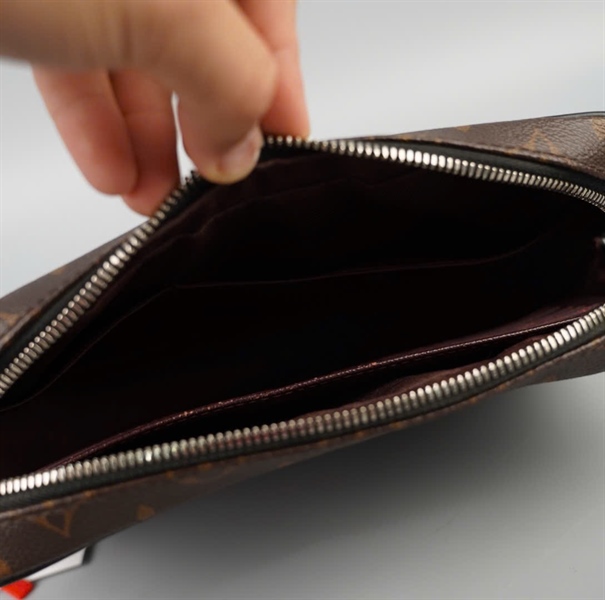 Túi LV clutch hoa nâu ̣SR4179 sz24 (BQ) KG+