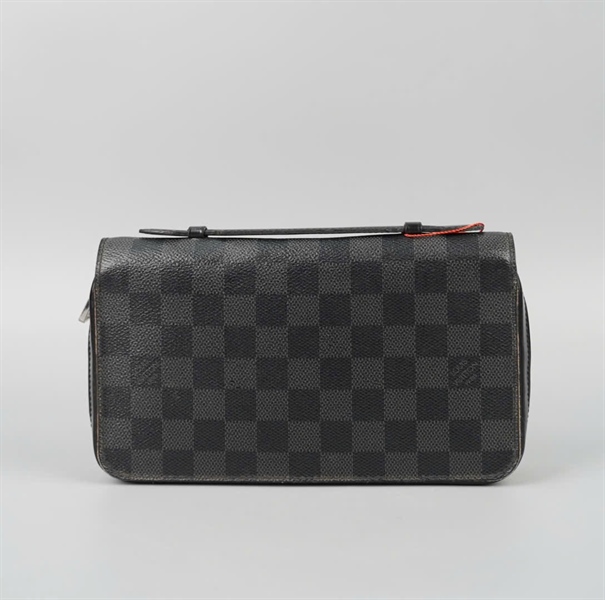 Túi LV clutch ô vuông đen sz21 (BQ) KG+