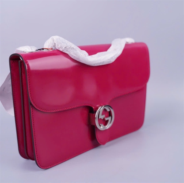 Túi GG màu hồng sz28 (BQ) KG+