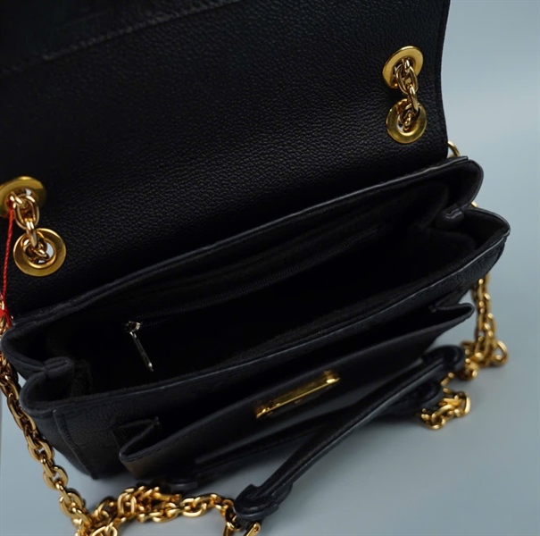 Túi LV Victoria hoa đen (TR3250) có lót form sz20 (BQ) KG+