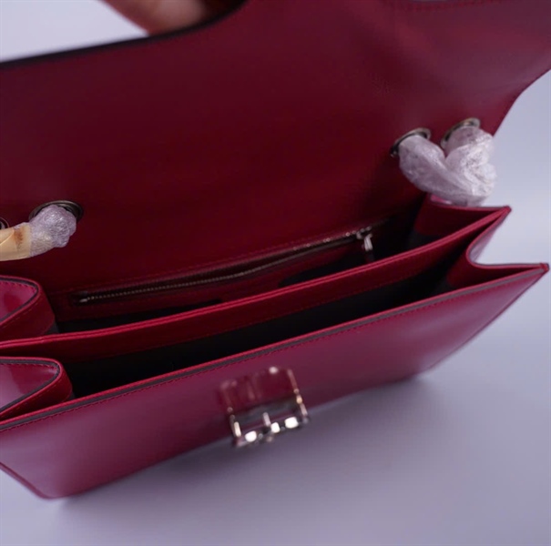 Túi GG màu hồng sz28 (BQ) KG+