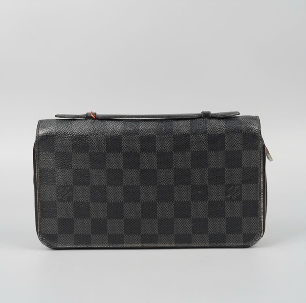 Túi LV clutch ô vuông đen sz21 (BQ) KG+