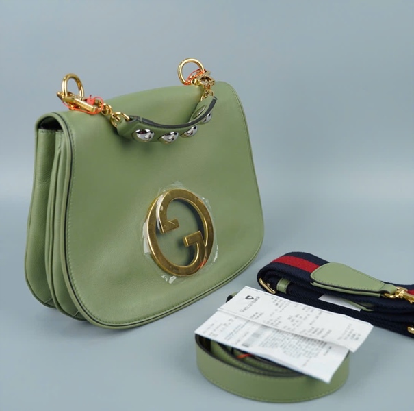 Túi GG màu xanh bơ 2 strap sz29 (BQ) KG+