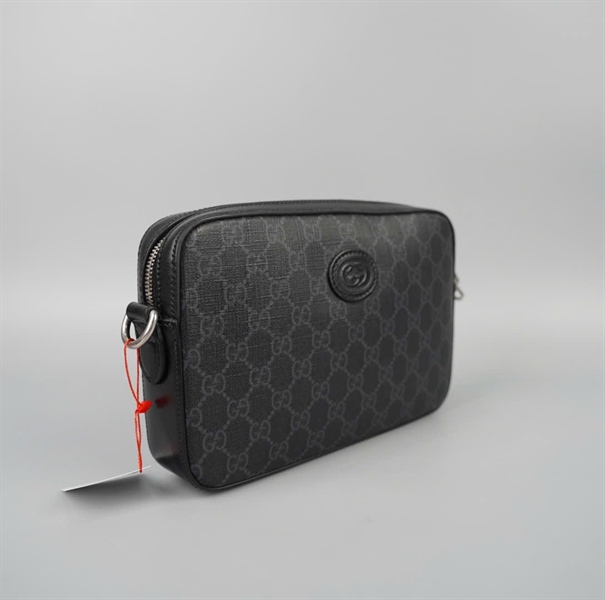 Túi GG Clutch màu đen 2 strap sz24 (BQ) KG+