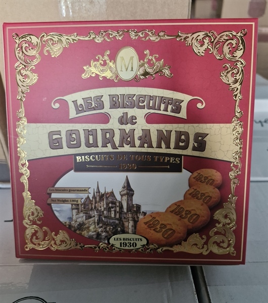 Bánh quy bơ 1930 maishe hộp giấy 180g đỏ