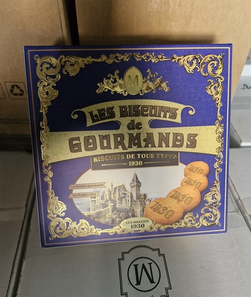 Bánh quy bơ 1930 maishe hộp giấy 180g- xanh dương