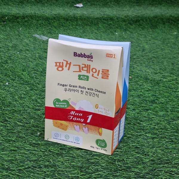 Bánh ngũ cốc Babba's Baby 40g (8M+) vị sữa