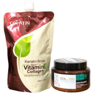 Hấp túi hoặc hủ - COLATIN VITAMIN E COLLAGEN MASK 500ML